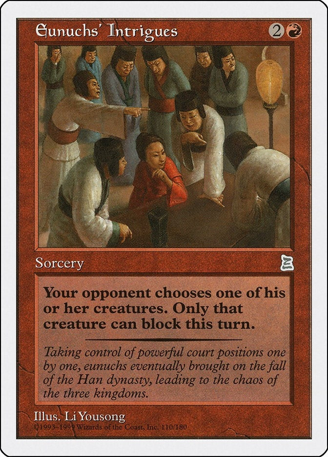 Image for Eunuchs' Intrigues (110) (Portal Three Kingdoms) - Magic: The Gathering