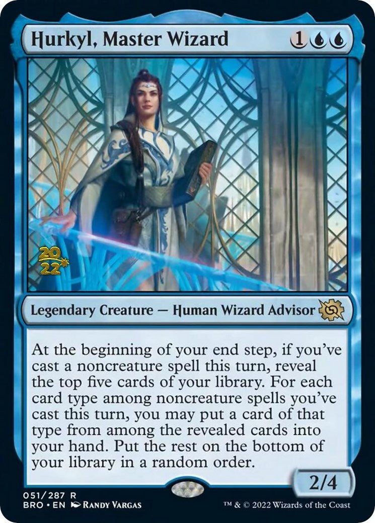 Image for Hurkyl, Master Wizard (51) (Prerelease Cards) - Magic: The Gathering