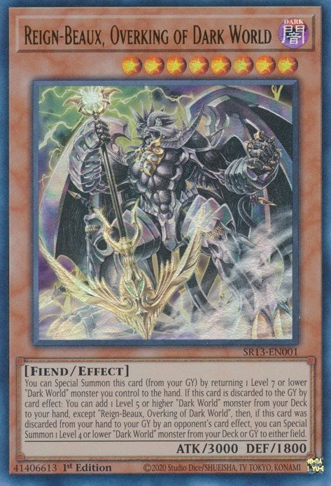 Image for Reign-Beaux, Overking of Dark World (SR13-EN001) (SR13) - YuGiOh