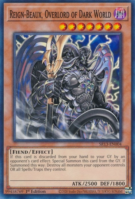 Image for Reign-Beaux, Overlord of Dark World (SR13-EN004) (SR13) - YuGiOh