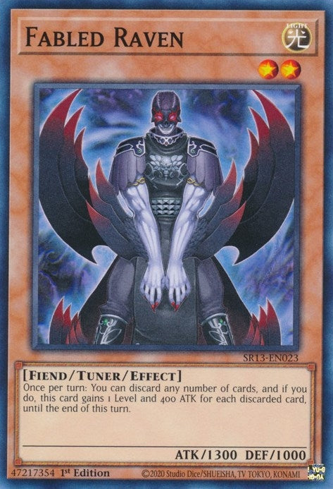 Image for Fabled Raven (SR13-EN023) (SR13) - YuGiOh