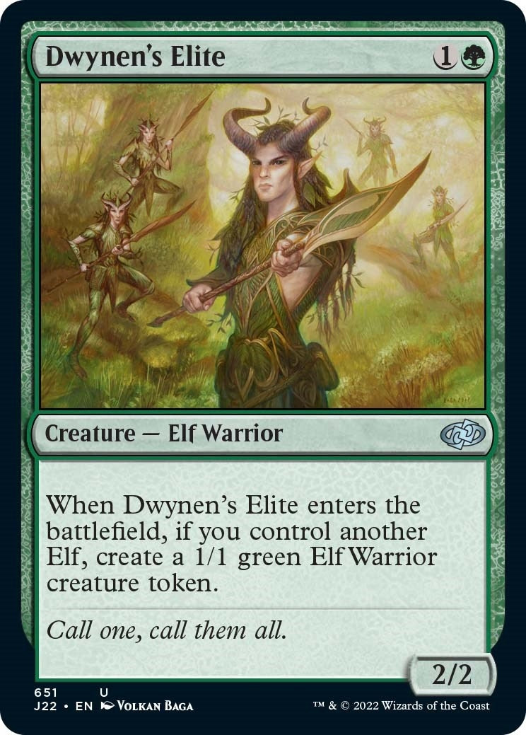 Image for Dwynen's Elite (651) (Jumpstart 2022) - Magic: The Gathering