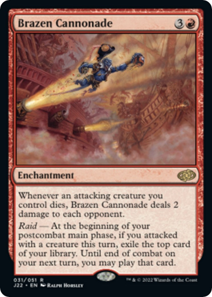 Image for Brazen Cannonade (31) (Jumpstart 2022) - Magic: The Gathering
