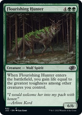 Image for Flourishing Hunter (662) (Jumpstart 2022) - Magic: The Gathering