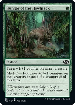 Image for Hunger of the Howlpack (674) (Jumpstart 2022) - Magic: The Gathering