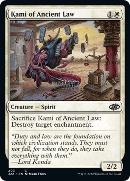 Image for Kami of Ancient Law (203) (Jumpstart 2022) - Magic: The Gathering