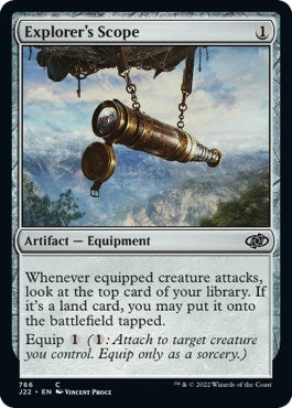 Image for Explorer's Scope (766) (Jumpstart 2022) - Magic: The Gathering