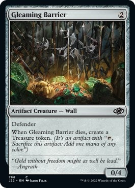 Image for Gleaming Barrier (768) (Jumpstart 2022) - Magic: The Gathering