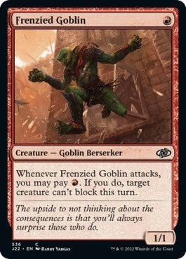 Image for Frenzied Goblin (536) (Jumpstart 2022) - Magic: The Gathering