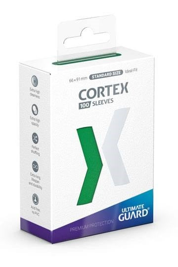 Image for Ultimate Guard Cortex Sleeves Standard Size - Green (100-Pack) - Card Sleeves