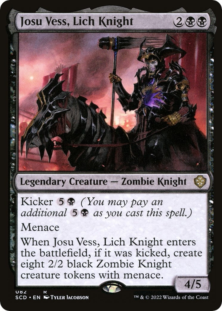 Image for Josu Vess, Lich Knight (82) (Starter Commander Decks) - Magic: The Gathering
