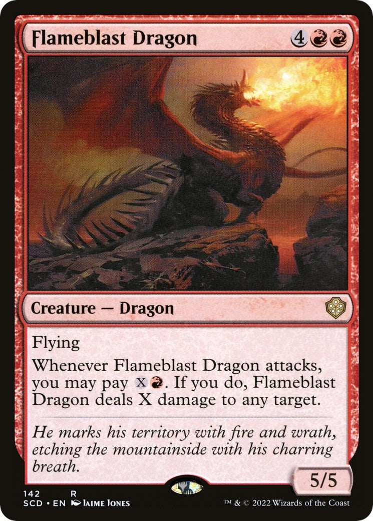 Image for Flameblast Dragon (142) (Starter Commander Decks) - Magic: The Gathering