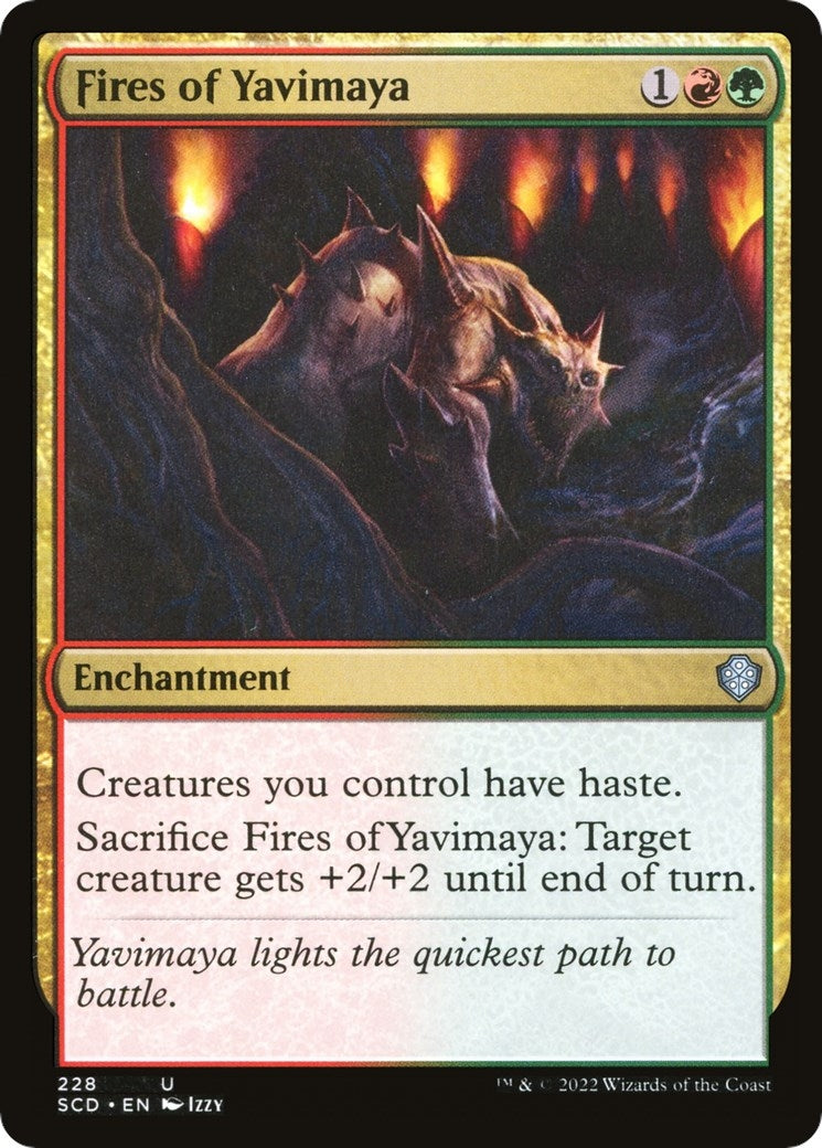 Image for Fires of Yavimaya (228) (Starter Commander Decks) - Magic: The Gathering