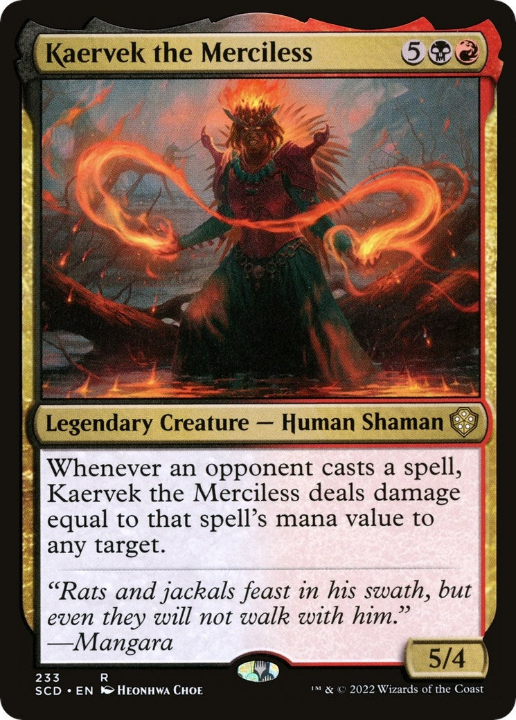 Image for Kaervek the Merciless (233) (Starter Commander Decks) - Magic: The Gathering