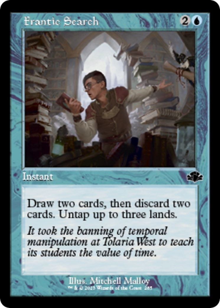 Image for Frantic Search (Retro Frame) (285) (Dominaria Remastered) - Magic: The Gathering