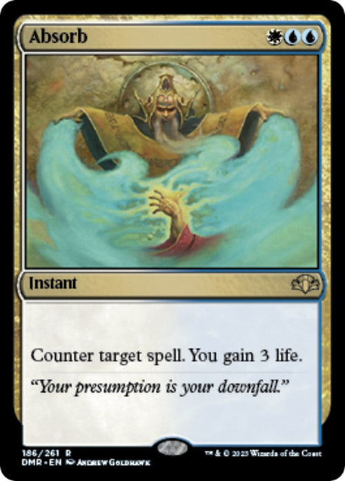 Image for Absorb (186) (Dominaria Remastered) - Magic: The Gathering
