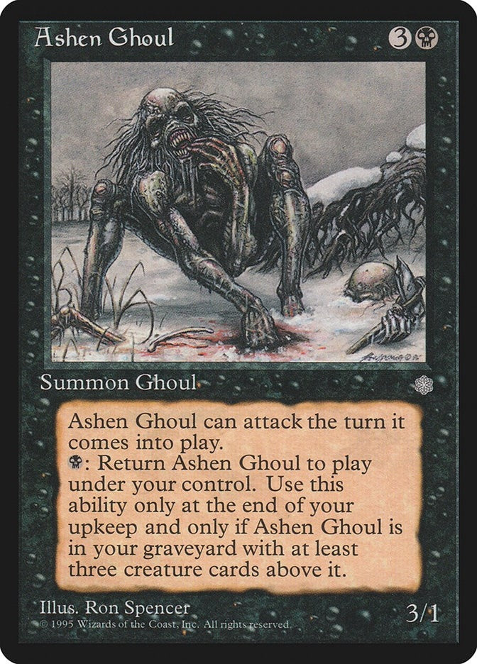 Image for Ashen Ghoul (Ice Age) - Magic: The Gathering