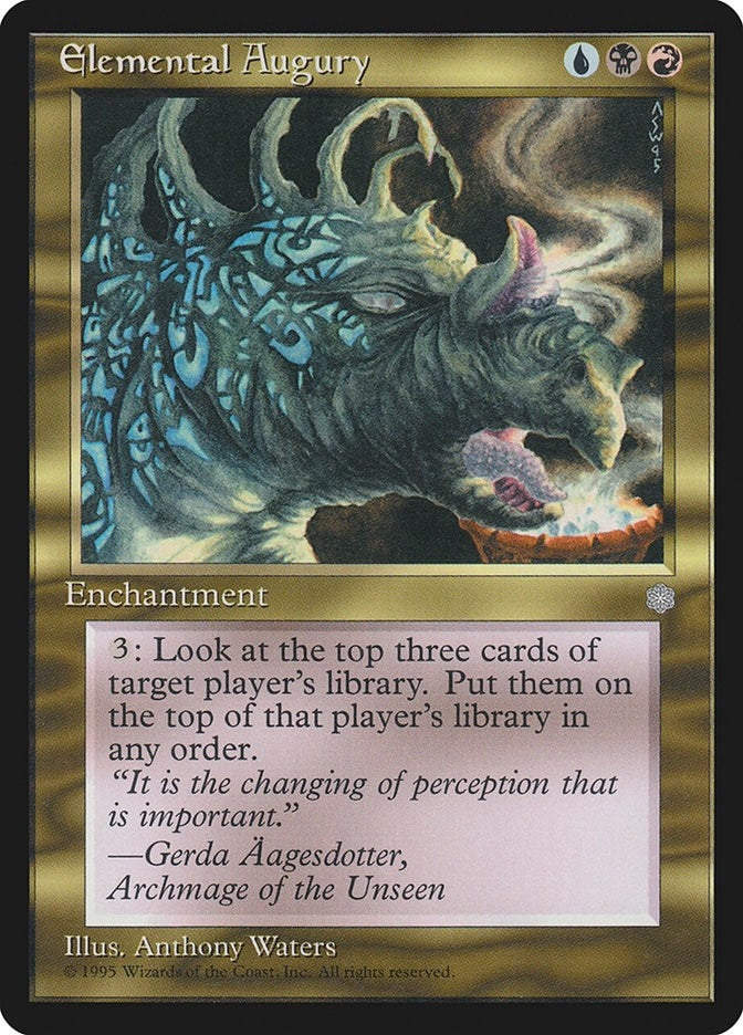 Image for Elemental Augury (Ice Age) - Magic: The Gathering
