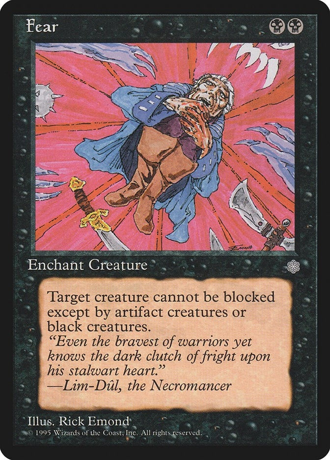 Image for Fear (Ice Age) - Magic: The Gathering