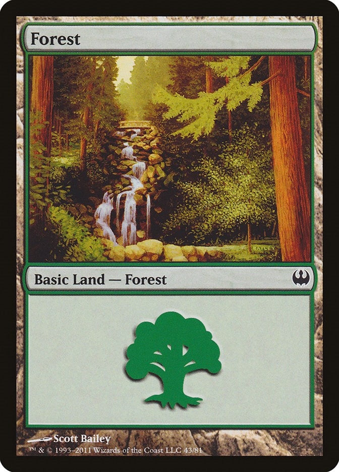 Image for Forest (43) (43) (Knights vs. Dragons) - Magic: The Gathering