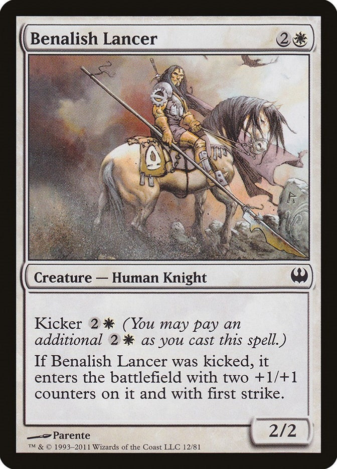 Image for Benalish Lancer (12) (Knights vs. Dragons) - Magic: The Gathering