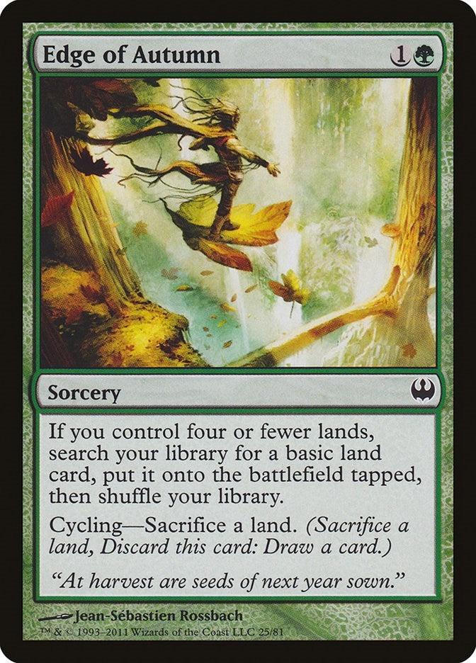Image for Edge of Autumn (25) (Knights vs. Dragons) - Magic: The Gathering