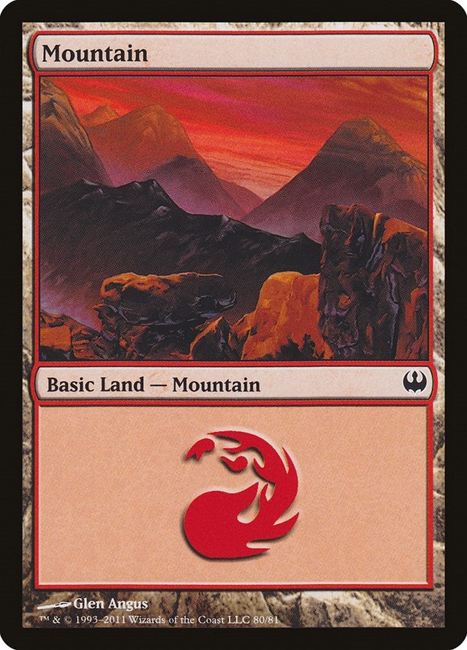 Image for Mountain (80) (80) (Knights vs. Dragons) - Magic: The Gathering