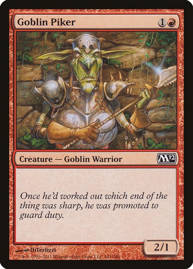 Image for Goblin Piker (141) (Magic 2012 (M12)) - Magic: The Gathering