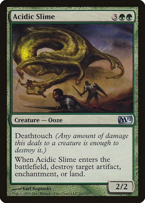 Image for Acidic Slime (161) (Magic 2012 (M12)) - Magic: The Gathering