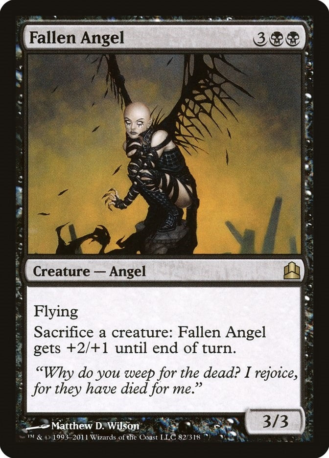 Image for Fallen Angel (82) (Commander) - Magic: The Gathering