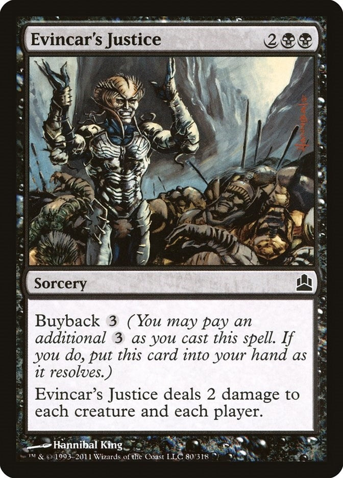 Image for Evincar's Justice (80) (Commander) - Magic: The Gathering