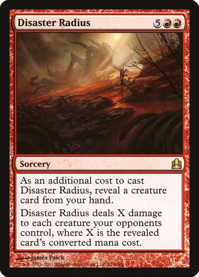 Image for Disaster Radius (119) (Commander) - Magic: The Gathering