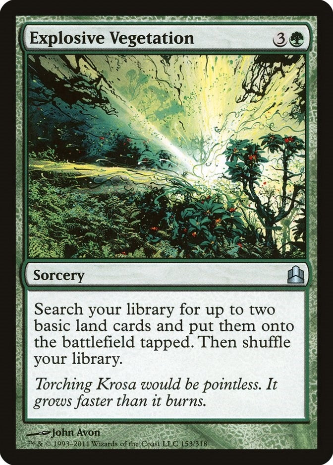 Image for Explosive Vegetation (153) (Commander) - Magic: The Gathering