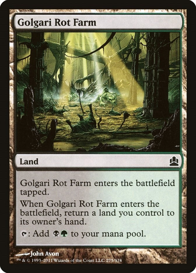 Image for Golgari Rot Farm (275) (Commander) - Magic: The Gathering