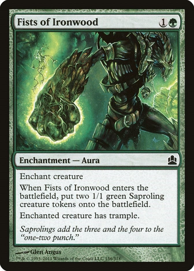 Image for Fists of Ironwood (156) (Commander) - Magic: The Gathering