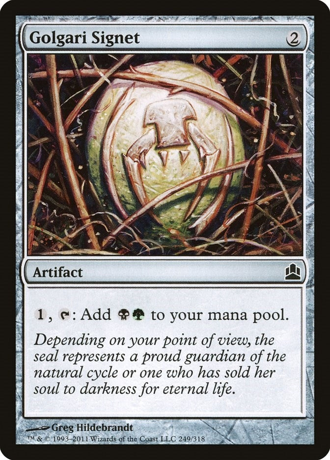 Image for Golgari Signet (249) (Commander) - Magic: The Gathering