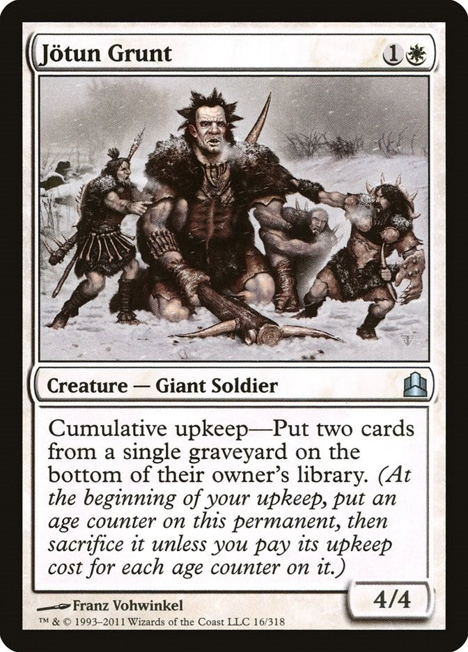 Image for Jotun Grunt (16) (Commander) - Magic: The Gathering
