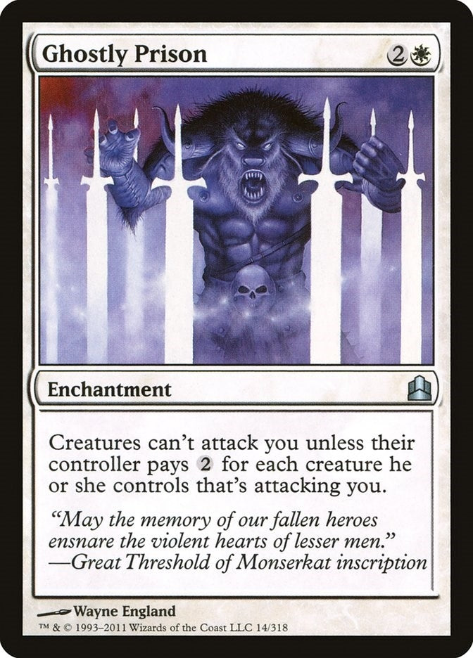 Image for Ghostly Prison (14) (Commander) - Magic: The Gathering