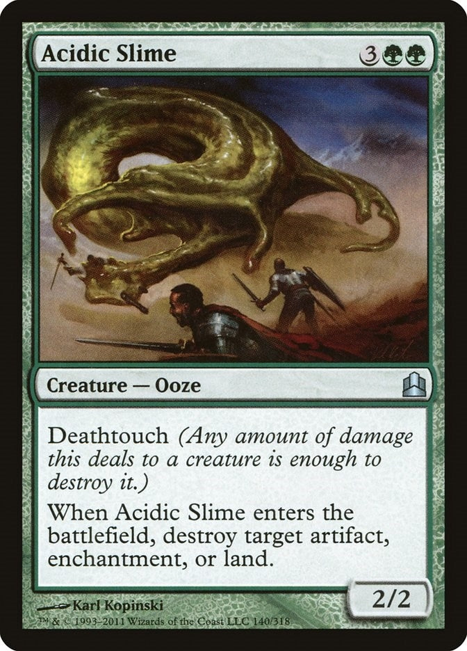 Image for Acidic Slime (140) (Commander) - Magic: The Gathering