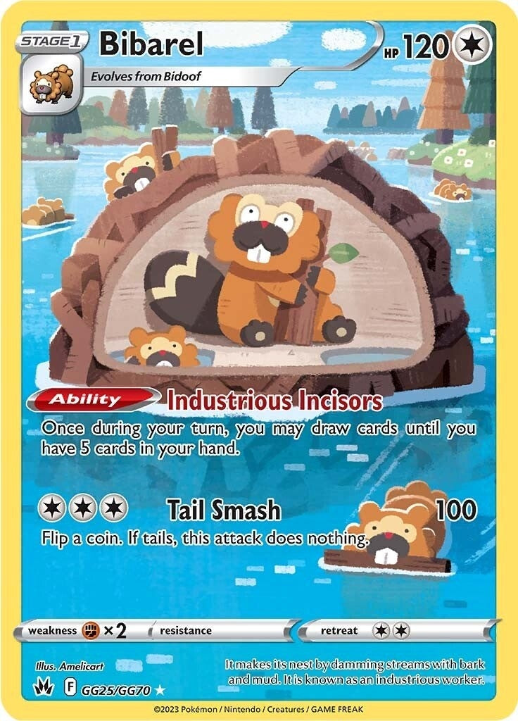 Image for Bibarel (GG25/GG70) (CRZ:GG) - Pokemon