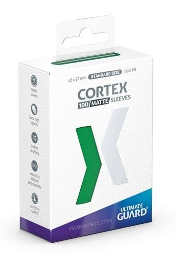 Image for Cortex Sleeves Standard Size - Matte Green (100ct.) - Card Sleeves
