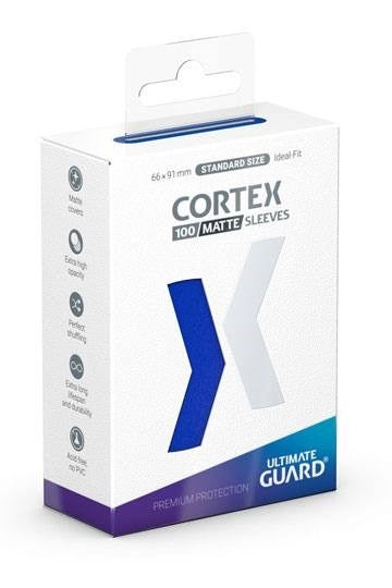 Image for Cortex Sleeves Standard Size - Matte Blue (100ct.) - Card Sleeves