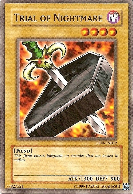 Image for Trial of Nightmare (LOB-EN012) (LOB-EN) - YuGiOh