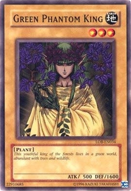 Image for Green Phantom King (LOB-EN034) (Legend of Blue Eyes White Dragon (Worldwide English)) - YuGiOh