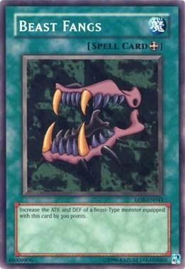 Image for Beast Fangs (LOB-EN041) (LOB-EN) - YuGiOh