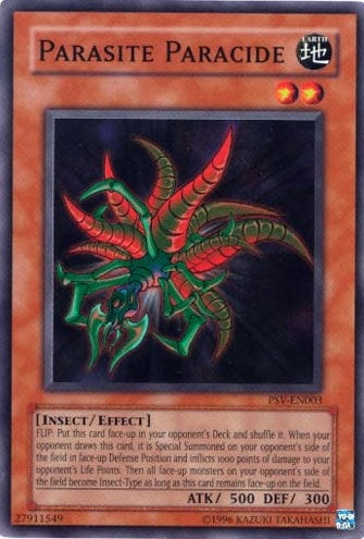 Image for Parasite Paracide (PSV-EN003) (Pharaoh's Servant (Worldwide English)) - YuGiOh