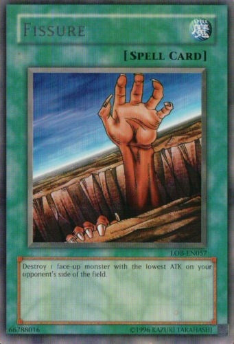 Image for Fissure (LOB-EN057) (Legend of Blue Eyes White Dragon (Worldwide English)) - YuGiOh