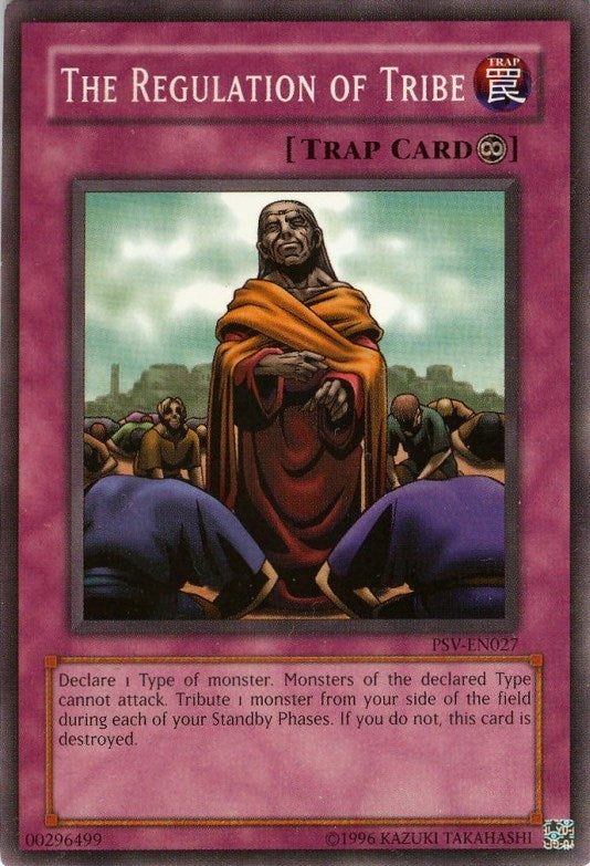 Image for The Regulation of Tribe (PSV-EN027) (Pharaoh's Servant (Worldwide English)) - YuGiOh