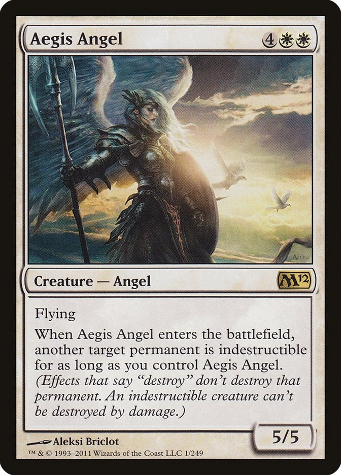 Image for Aegis Angel (1) (Magic 2012 (M12)) - Magic: The Gathering