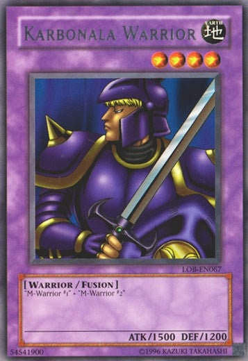 Image for Karbonala Warrior (LOB-EN067) (Legend of Blue Eyes White Dragon (Worldwide English)) - YuGiOh